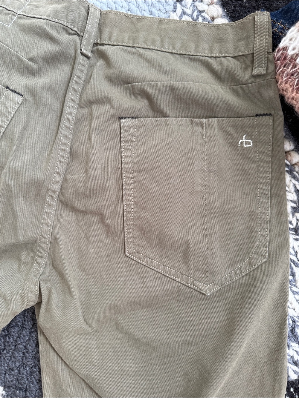 Women’s Classic Chino Pants in Khaki - Picture 5 of 5